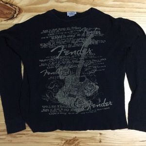 Fender Guitar Rock ‘n’ Roll long sleeve shirt.